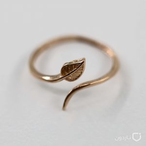 انگشتر مینیمال برگ پیج