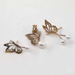 نیم ست پروانه و مروارید